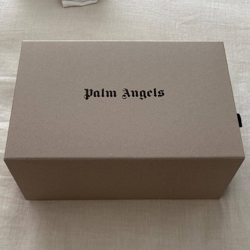 Palm Angels Luxury Shoe Box | Authentic Designer Packaging | Storage Display